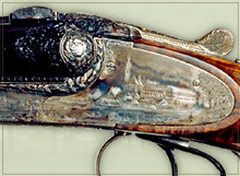 Schwarzstich mit verschiedenen Anlassfarben