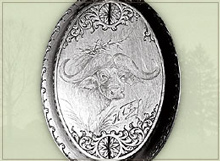 Pistolengriffkäppchen mit Schwarzstich